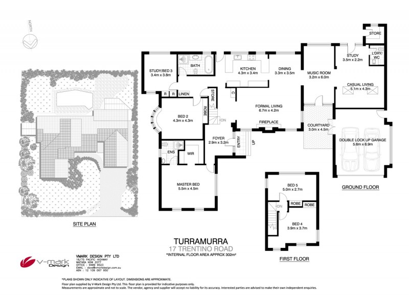 17 Trentino Road, Turramurra NSW 2074 Floorplan