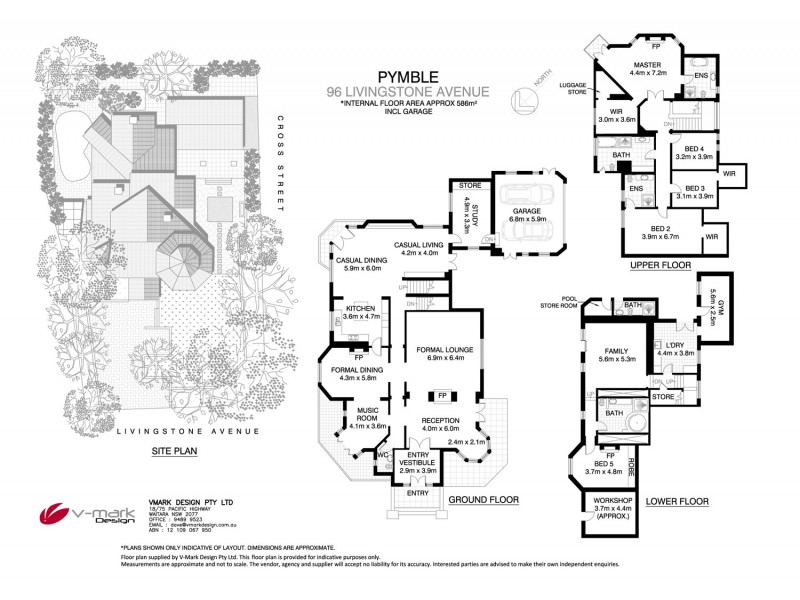 96 Livingstone Avenue, Pymble NSW 2073 Floorplan