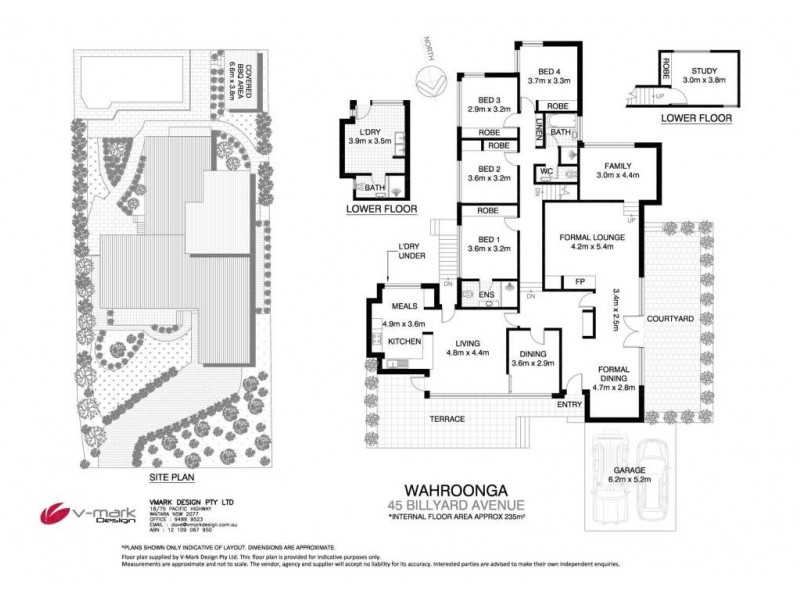 45 Billyard Avenue, Wahroonga NSW 2076 Floorplan