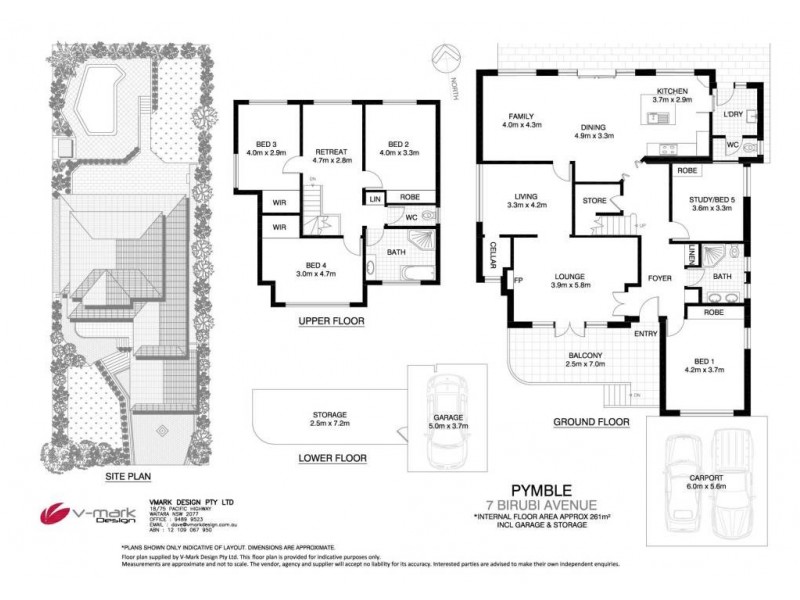 7 Birubi Avenue, Pymble NSW 2073 Floorplan