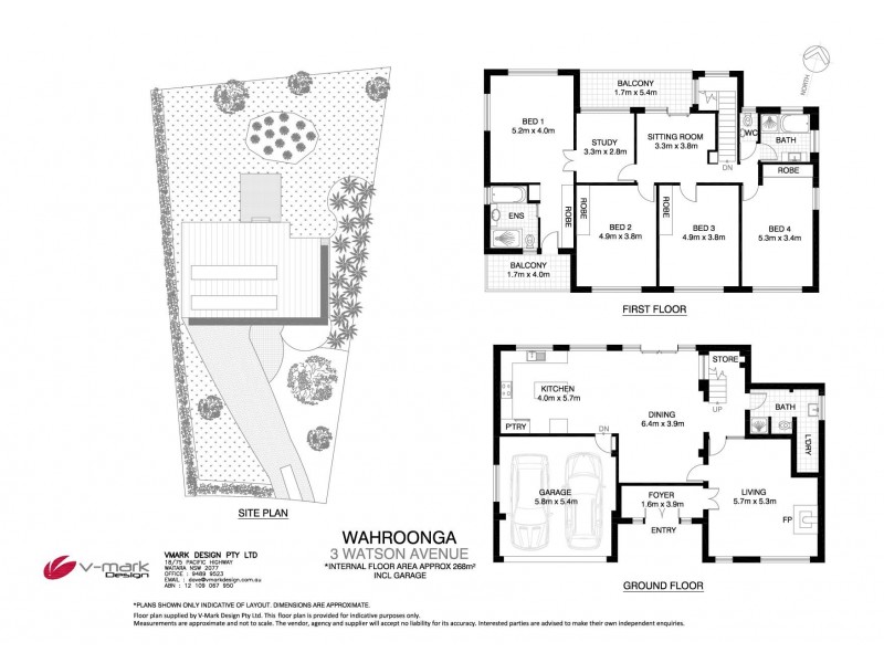 3 Watson Avenue, Wahroonga NSW 2076 Floorplan