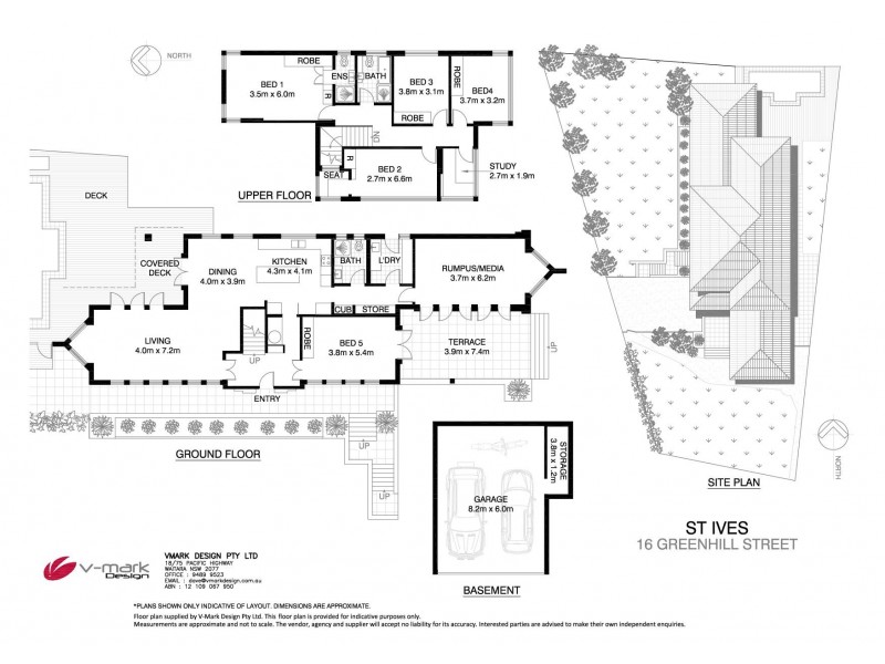 16 Greenhill Crescent, St Ives NSW 2075 Floorplan