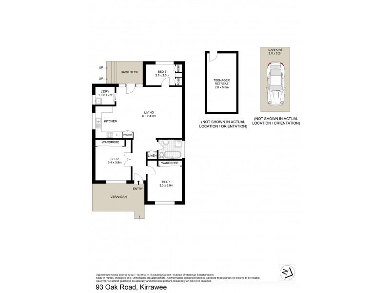 93 Oak Road, Kirrawee NSW 2232 Floorplan