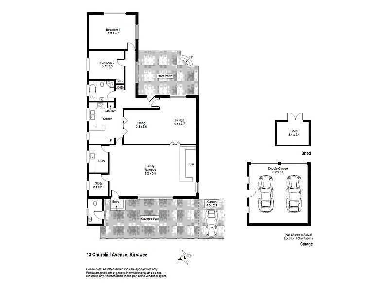 13 Churchill Ave, Kirrawee NSW 2232 Floorplan