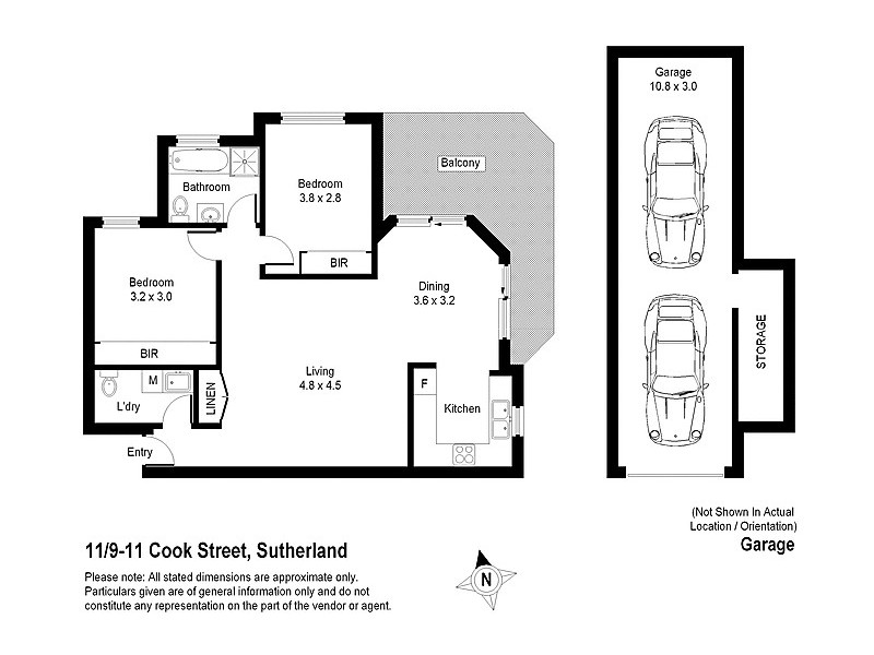 11/9-11 Cook Street, Sutherland NSW 2232 Floorplan