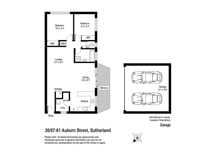 20/57-61 Auburn Street, Sutherland NSW 2232 Floorplan