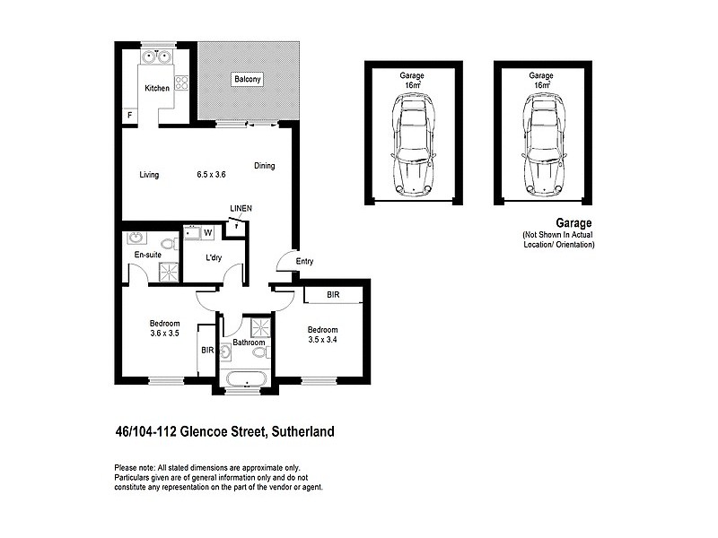 46/104-112 Glencoe Street, Sutherland NSW 2232 Floorplan