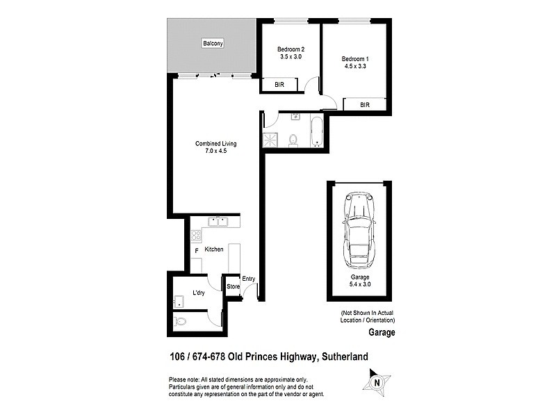 106/674-678 Princes Highway, Sutherland NSW 2232 Floorplan