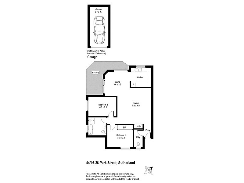 44/16-26 Park Street, Sutherland NSW 2232 Floorplan