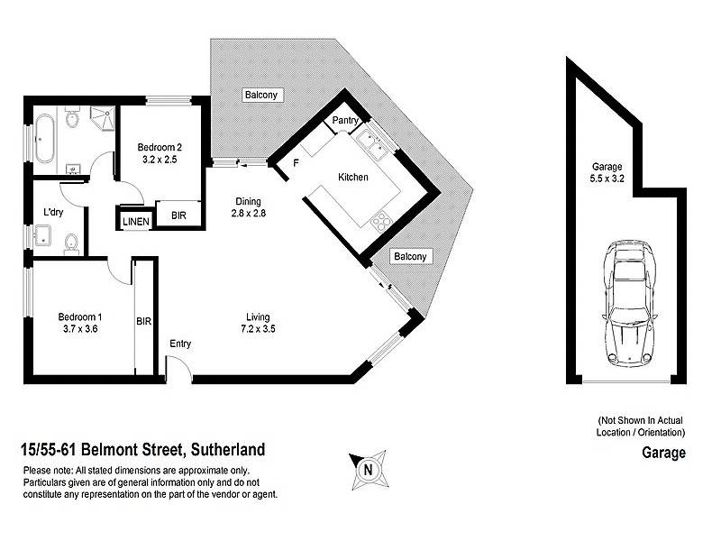 15/55-61 Belmont Street, Sutherland NSW 2232 Floorplan