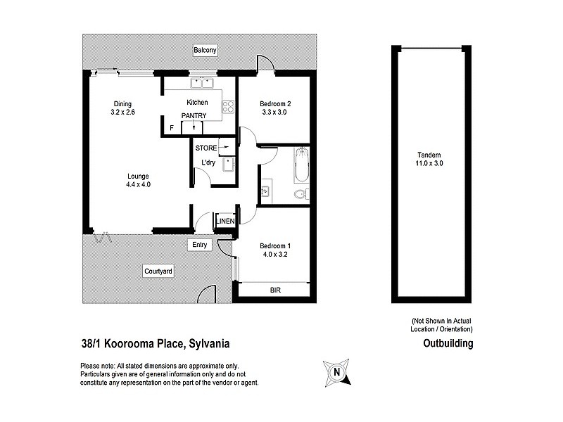 38/1 Koorooma Place, Sylvania NSW 2224 Floorplan