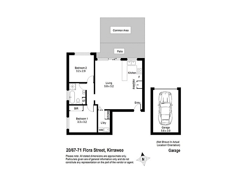 20/67-71 Flora Street, Kirrawee NSW 2232 Floorplan