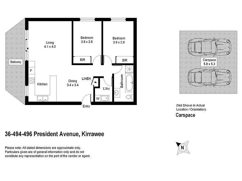 36/494-496 President Avenue, Kirrawee NSW 2232 Floorplan