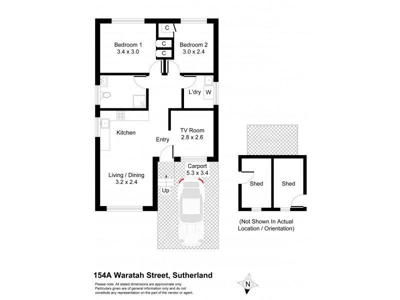 154A Waratah Street, Sutherland NSW 2232 Floorplan