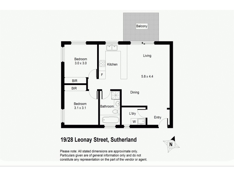 19/28-34 Leonay Street, Sutherland NSW 2232 Floorplan