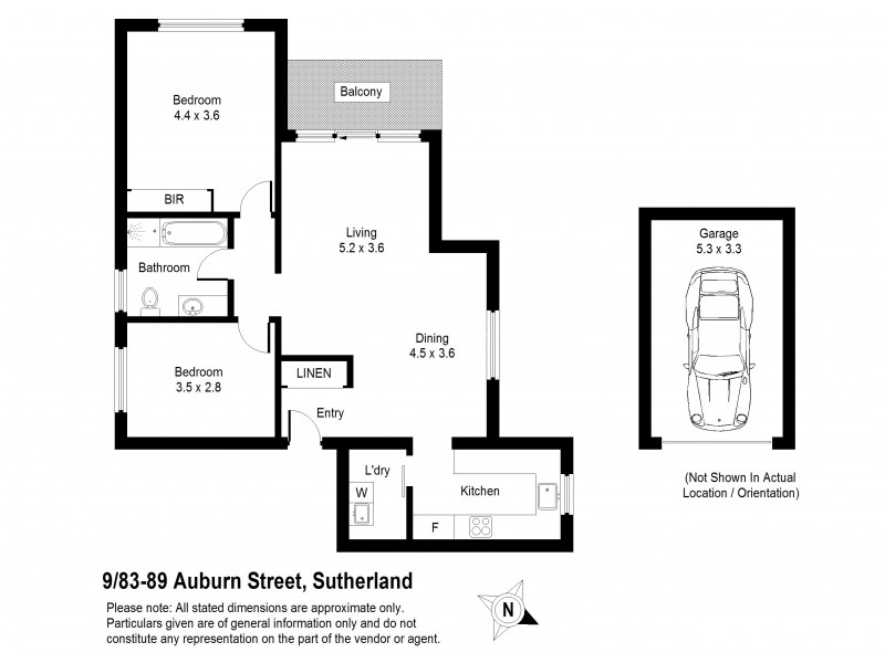 9/83-89 Auburn Street, Sutherland NSW 2232 Floorplan