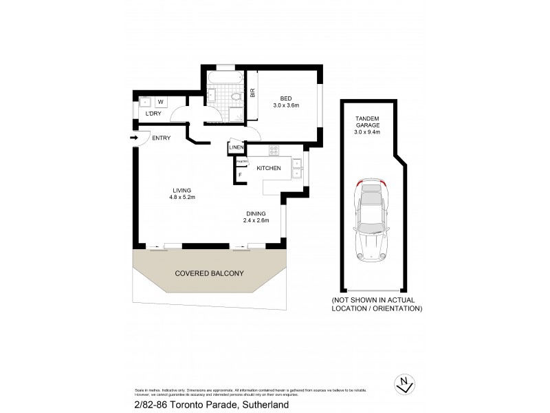 2/82-86 Toronto Parade, Sutherland NSW 2232 Floorplan