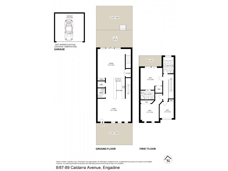 8/87-89 Caldarra Avenue, Engadine NSW 2233 Floorplan