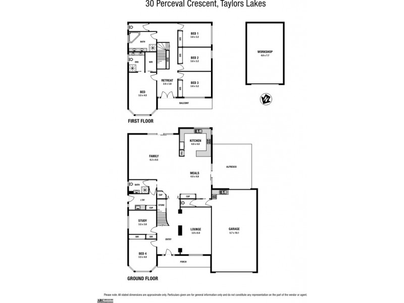 30 Perceval Crescent, Taylors Lakes VIC 3038 Floorplan
