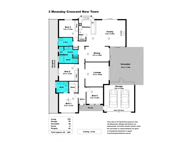 3 Measday Crescent, Kadina SA 5554 Floorplan
