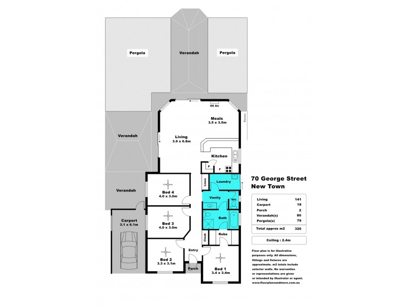 70 George Street, Kadina SA 5554 Floorplan