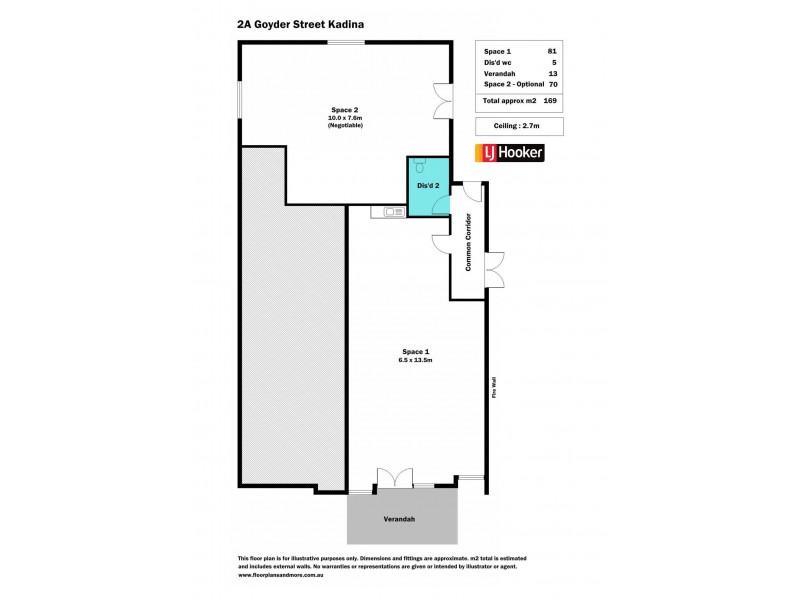 2A Goyder Street, Kadina SA 5554 Floorplan