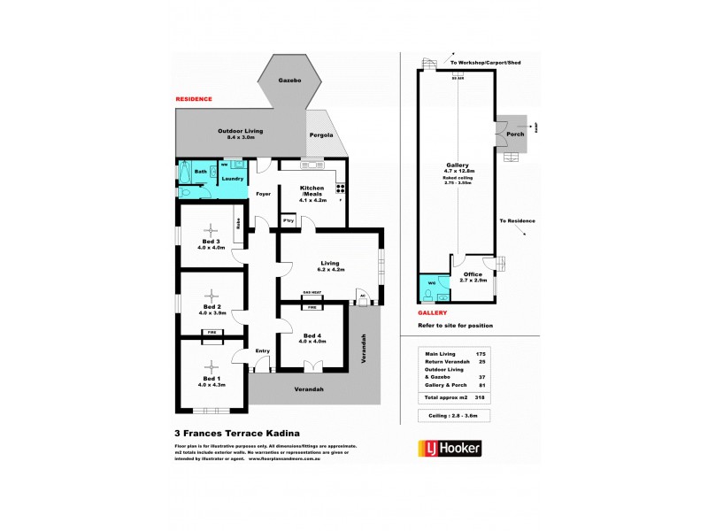 3 Frances Terrace, Kadina SA 5554 Floorplan