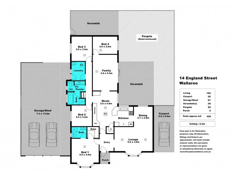 14 England Street, Wallaroo SA 5556 Floorplan