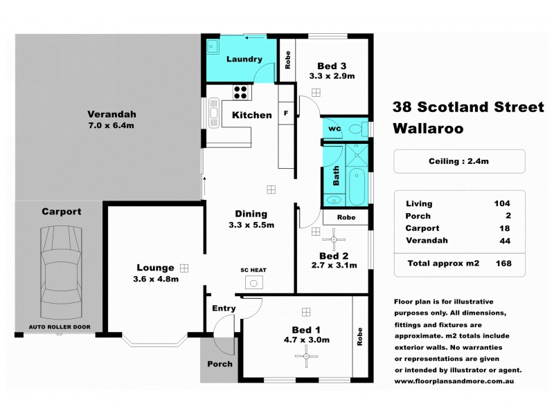38 Scotland Street, Wallaroo SA 5556 Floorplan