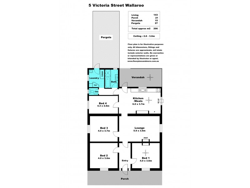 5 Victoria Street, Wallaroo SA 5556 Floorplan