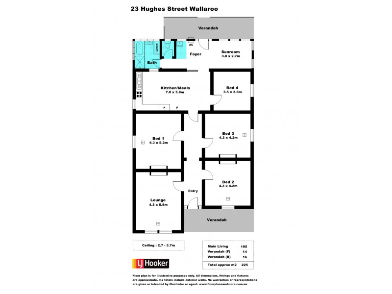 23 Hughes Street, Wallaroo SA 5556 Floorplan