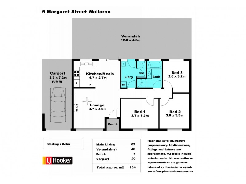 5 Margaret Street, Wallaroo SA 5556 Floorplan
