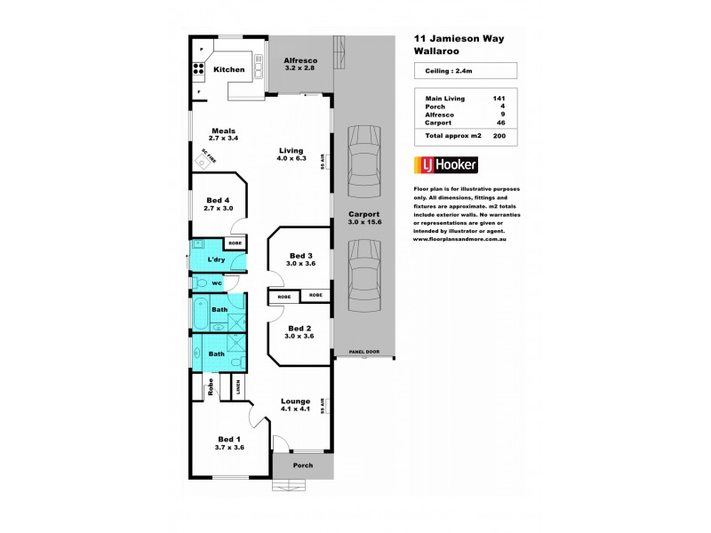 11 Jamieson Way, Wallaroo SA 5556 Floorplan