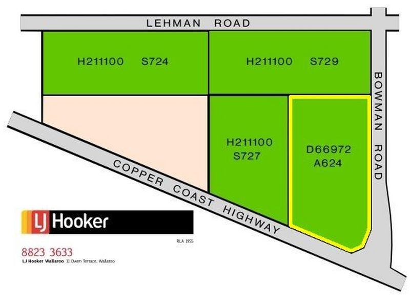 Lot 624 Copper Coast Highway, Wallaroo SA 5556