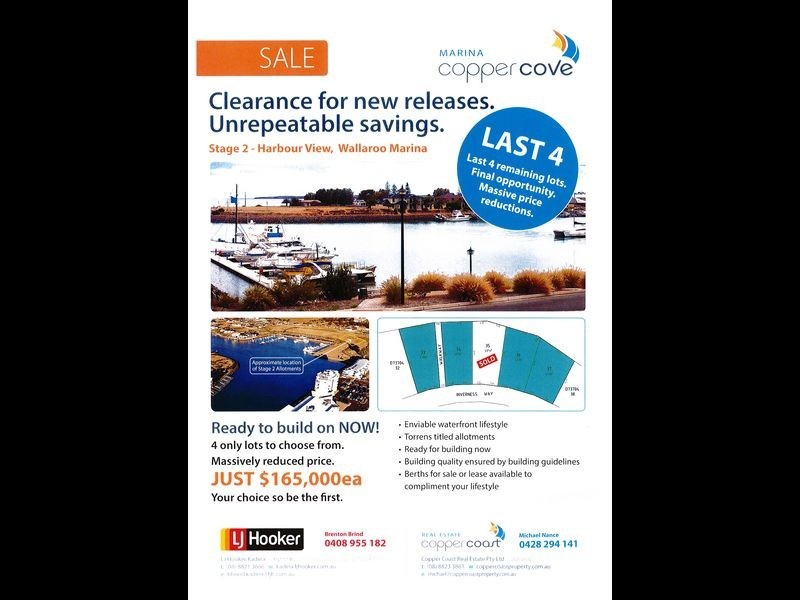 Lot 34 Inverness Way, Wallaroo SA 5556
