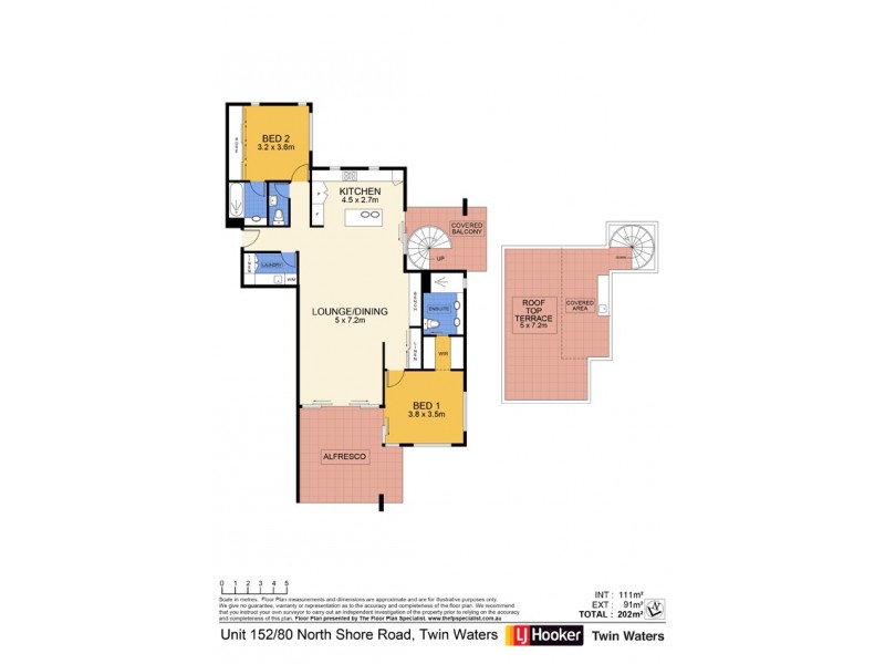 152/80 North Shore Road, Twin Waters QLD 4564 Floorplan