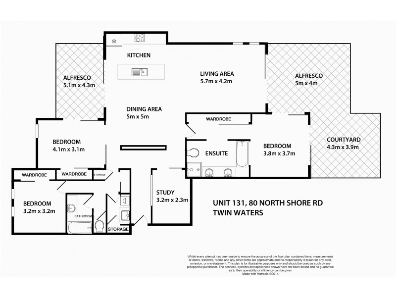 131/80 North Shore Road, Twin Waters QLD 4564 Floorplan