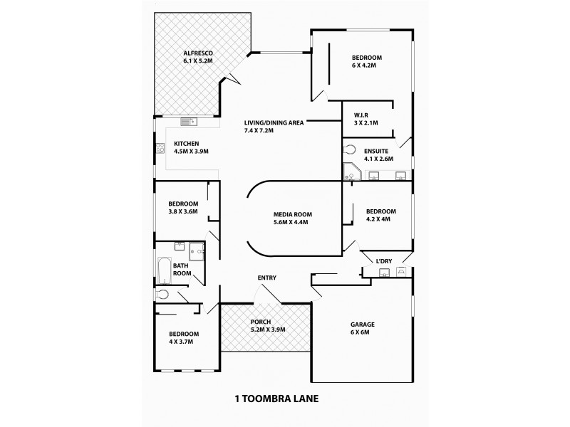 1 Toombra Lane, Twin Waters QLD 4564 Floorplan