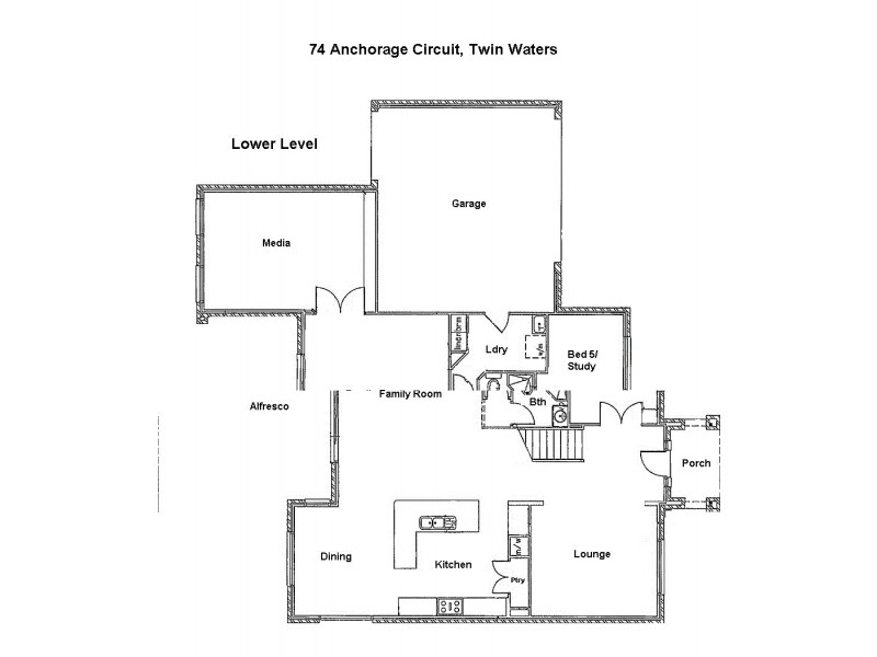 74 Anchorage Circuit, Twin Waters QLD 4564 Floorplan