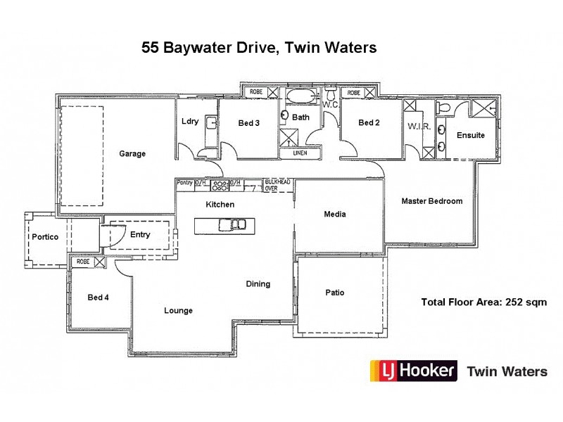 55 Baywater Drive, Twin Waters QLD 4564 Floorplan