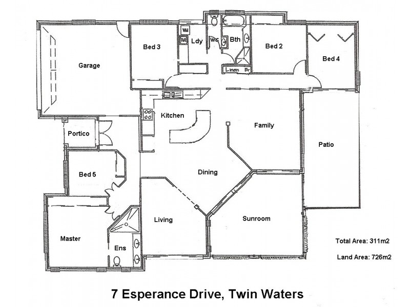 7 Esperance Drive, Twin Waters QLD 4564 Floorplan