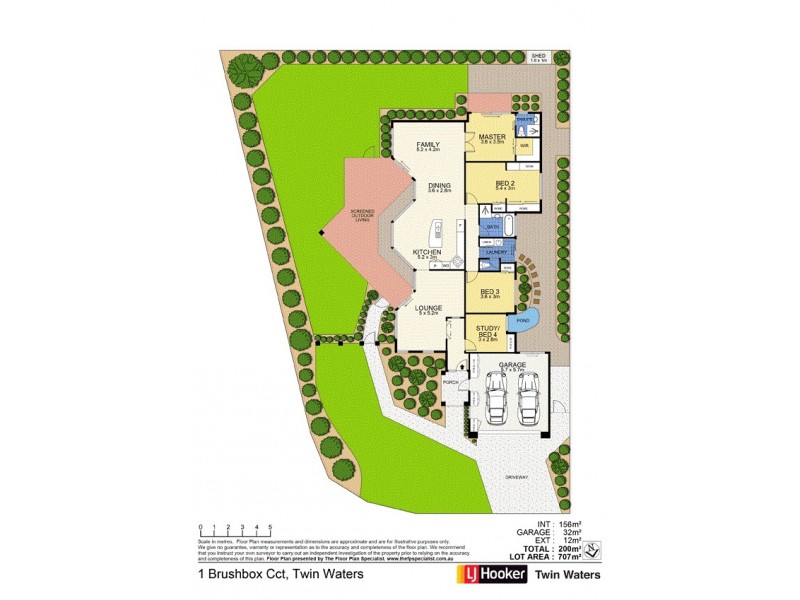 1 Brushbox Circuit, Twin Waters QLD 4564 Floorplan