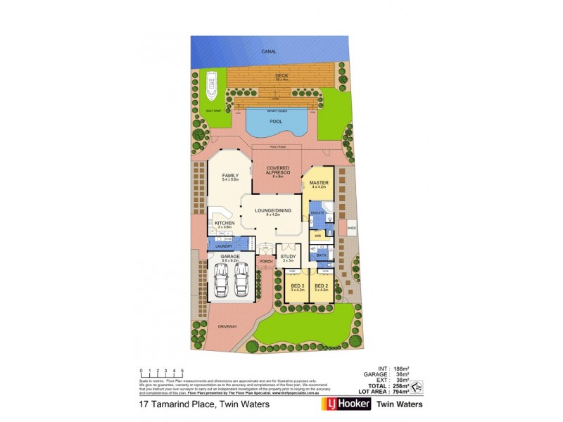 17 Tamarind Place, Twin Waters QLD 4564 Floorplan