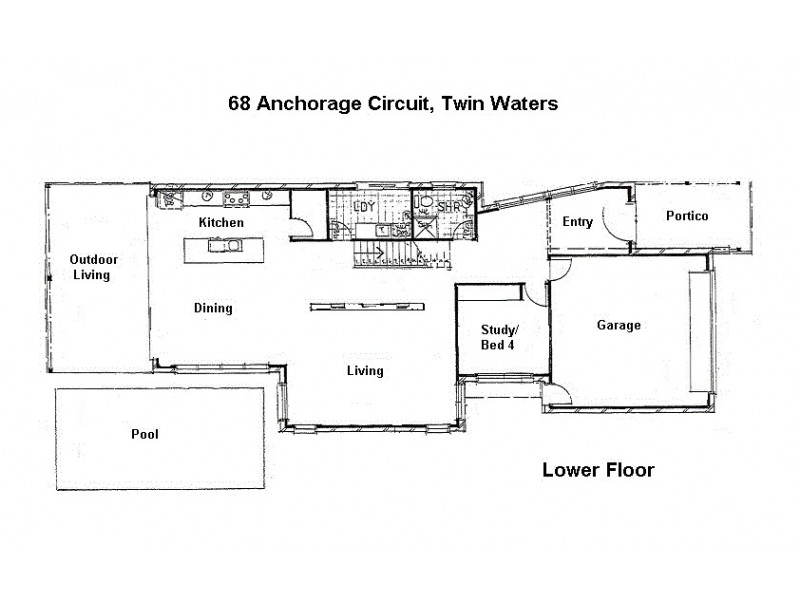 68 Anchorage Circuit, Twin Waters QLD 4564 Floorplan