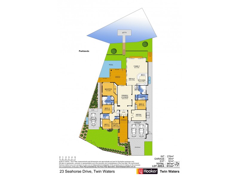 23 Seahorse Drive, Twin Waters QLD 4564 Floorplan