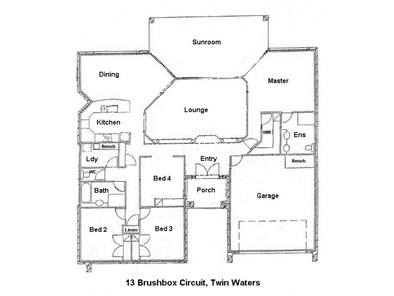 13 Brushbox Circuit, Twin Waters QLD 4564 Floorplan