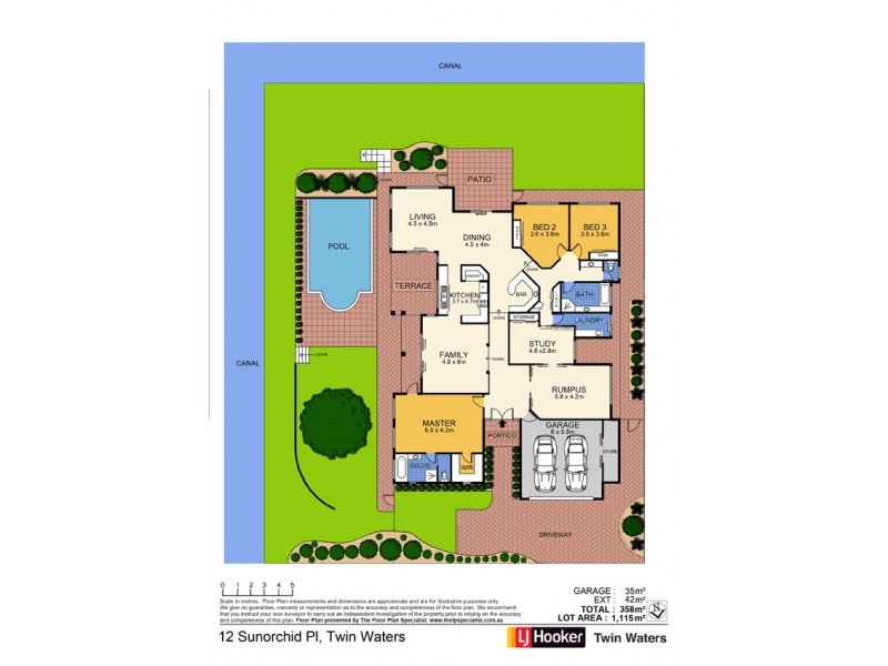 12 Sunorchid Place, Twin Waters QLD 4564 Floorplan