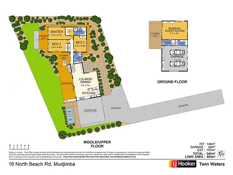 16 North Beach Place, Mudjimba QLD 4564 Floorplan