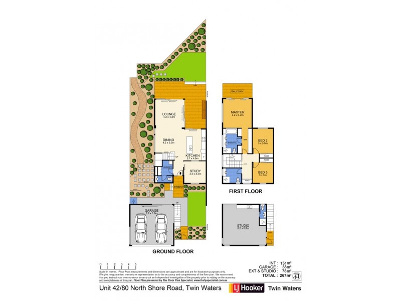 42/80 North Shore Road, Twin Waters QLD 4564 Floorplan