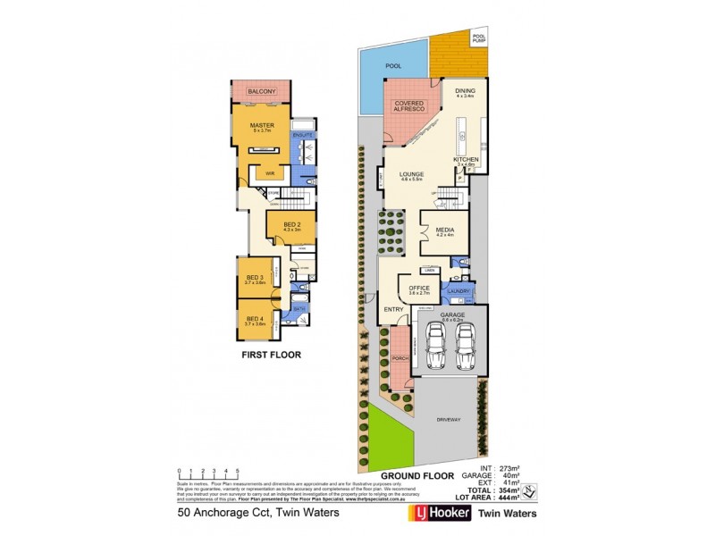 50 Anchorage Circuit, Twin Waters QLD 4564 Floorplan